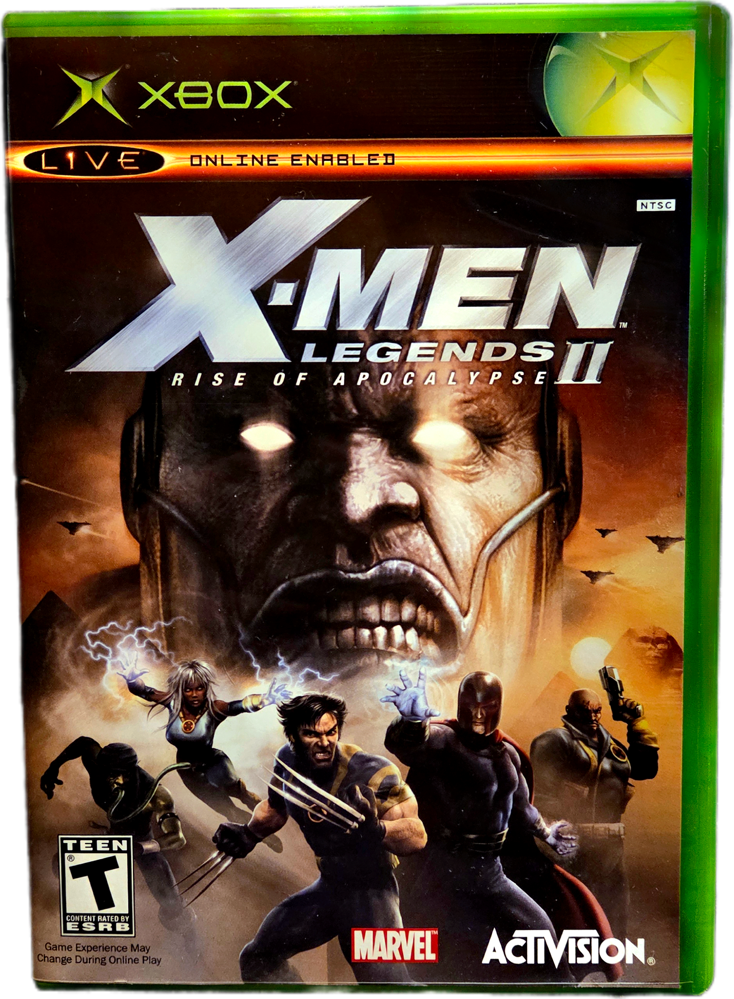 XBOX Marvel X-Men Legends II Rise of Apocalypse Used Video Game