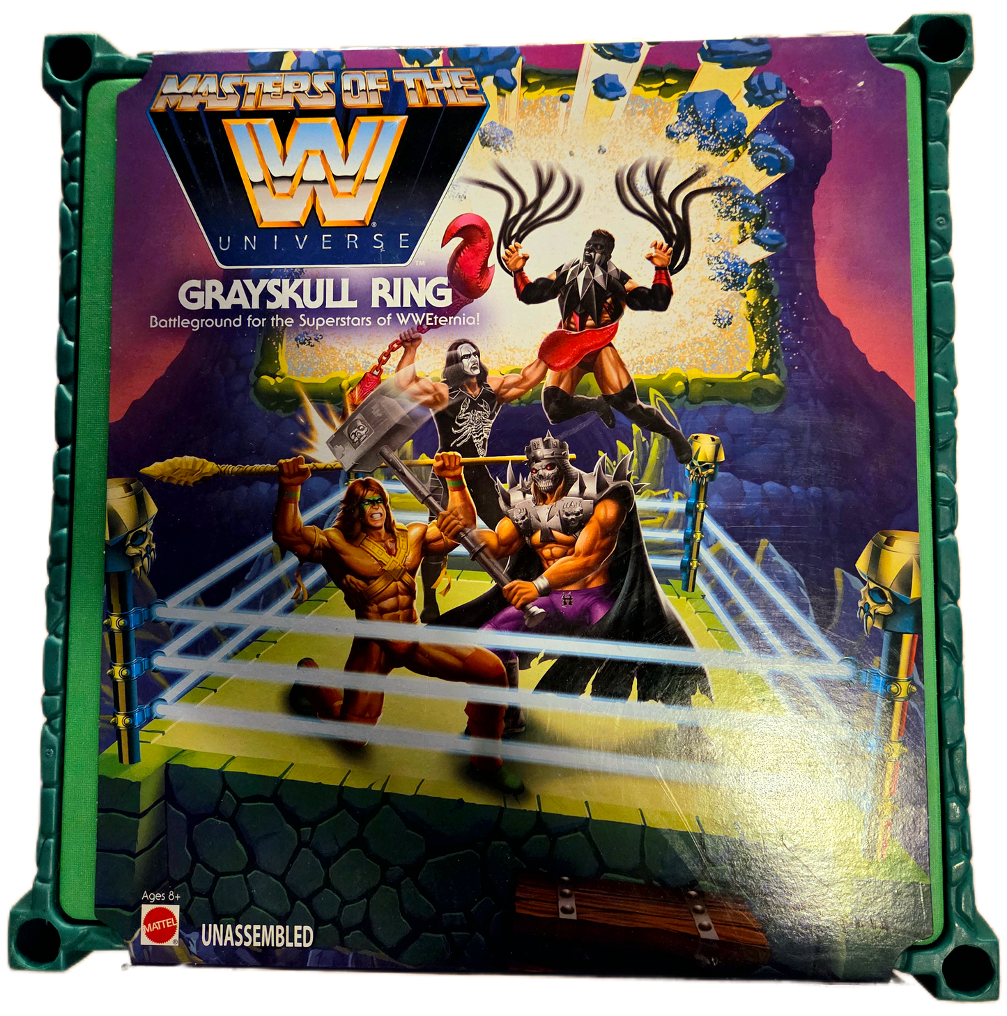 Mattel Masters of the WWE Universe Grayskull Wrestling Ring