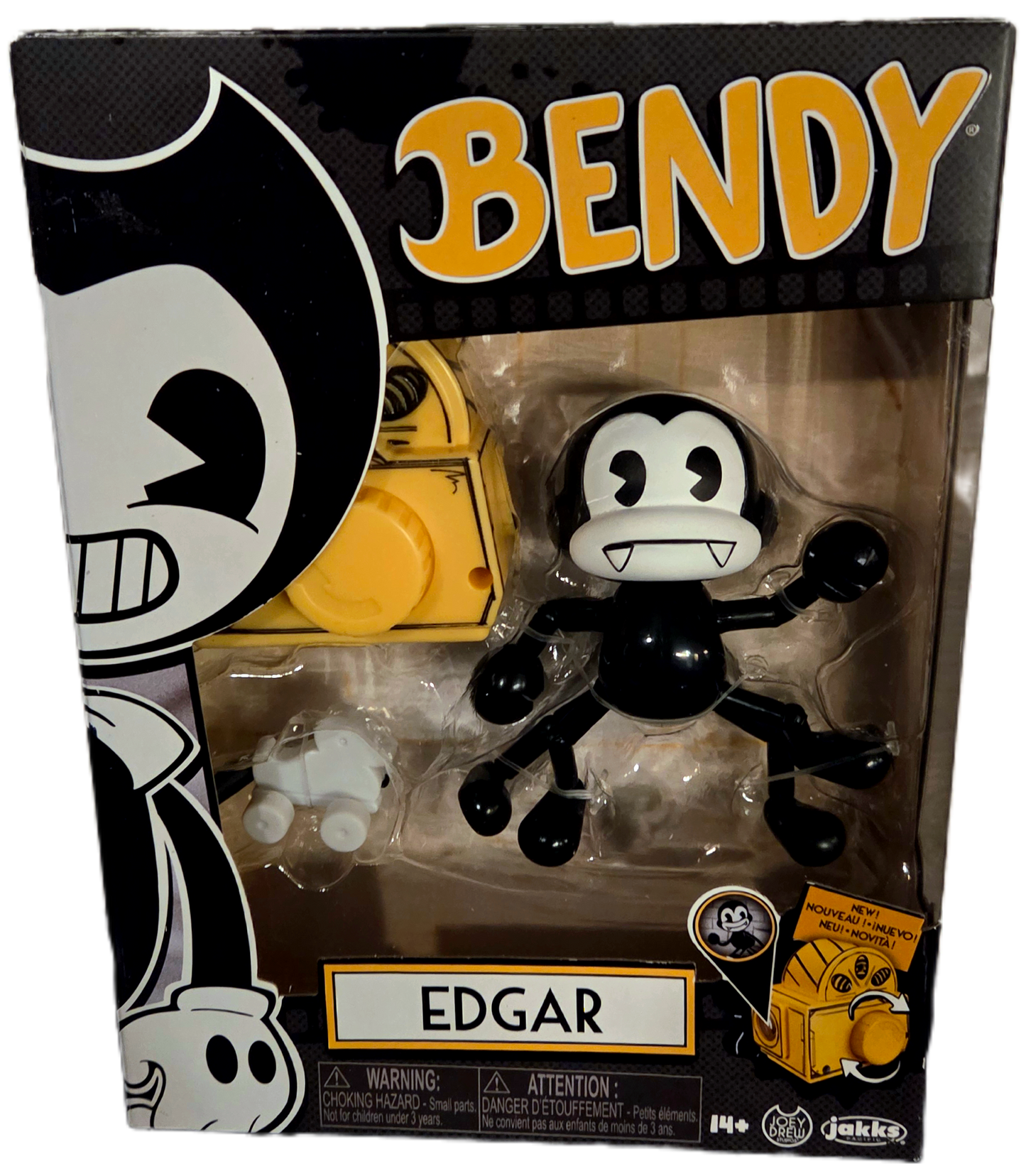 Jakks Pacific Bendy and the Ink Machine Edgar Wave 4 Action Figure