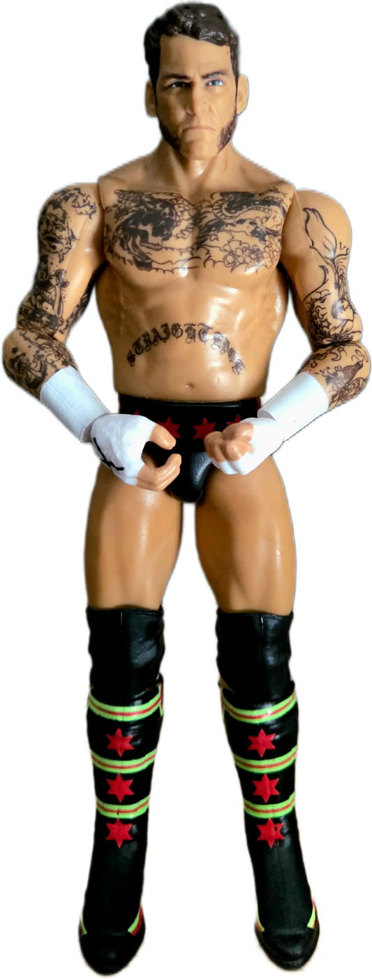 Mattel WWE Main Event Series 150 CM Punk Chase Variant Loose Action Figure