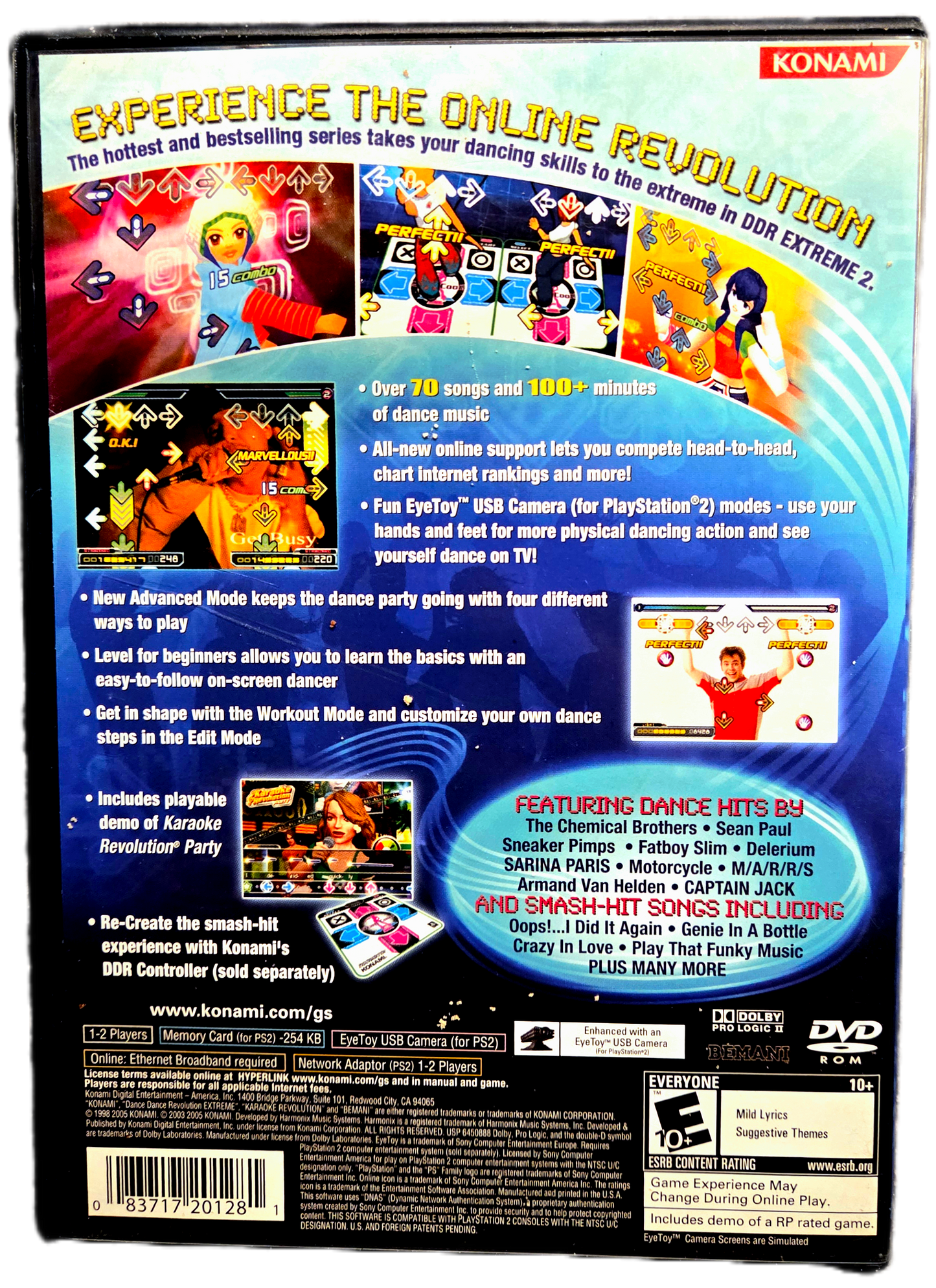 Playstation 2 Konami Dance Dance Revolution Extreme 2 Used Video Game