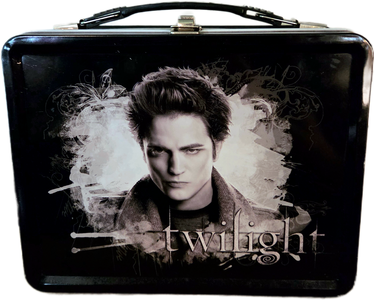 NECA Twilight Edward Cullen Black and White Used Lunch Box (No Thermos)
