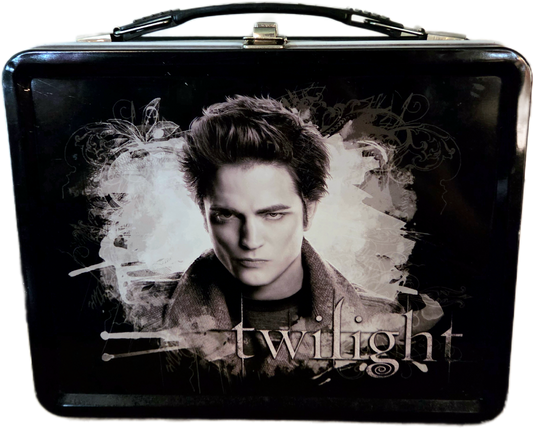 NECA Twilight Edward Cullen Black and White Used Lunch Box (No Thermos)