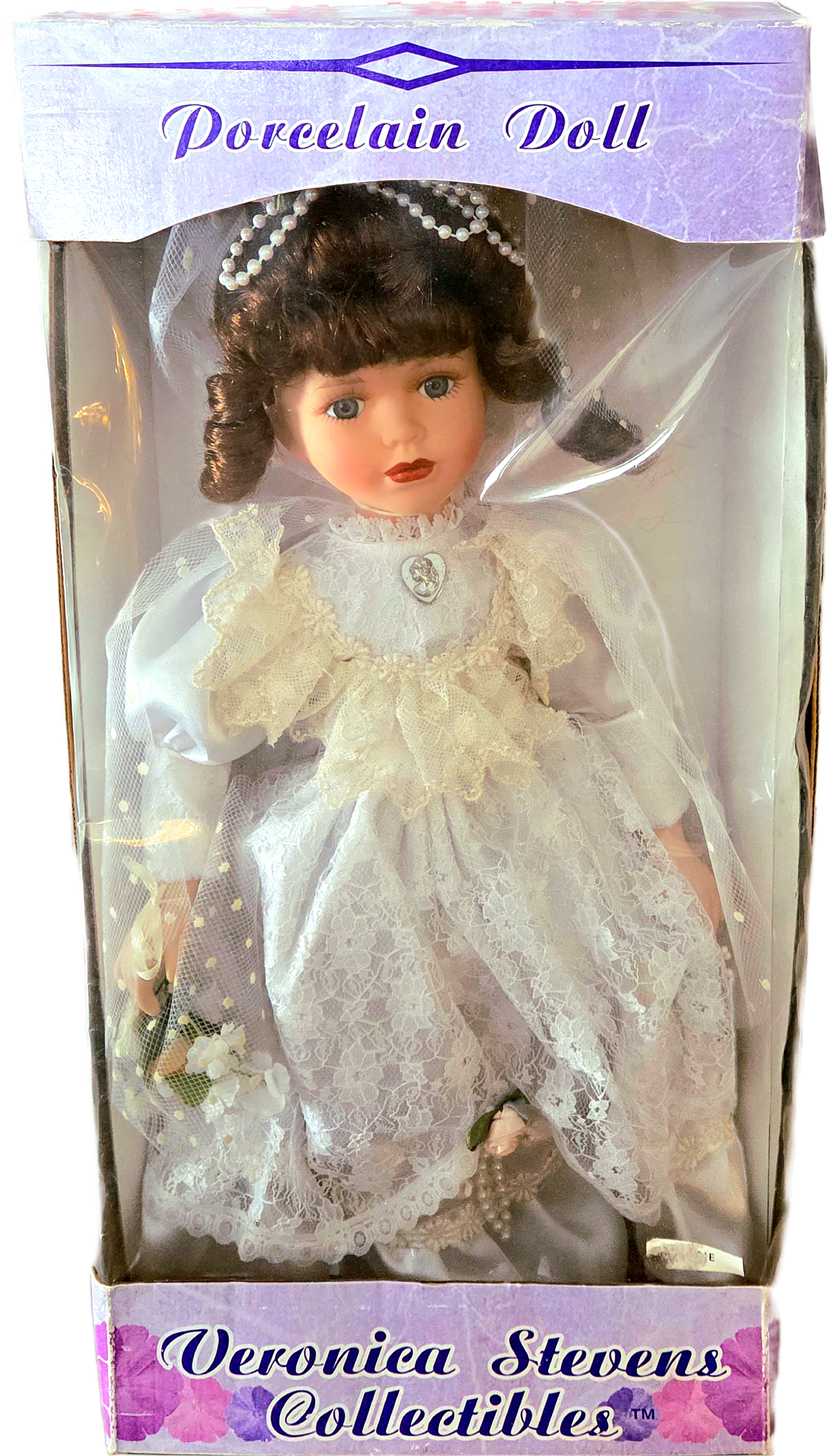 Veronica Stevens Collectibles Porcelain Bride Collectible Doll