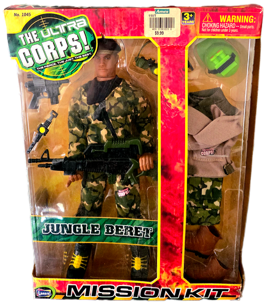 Lanard Toys The Ultra Corps Jungle Beret Mission Kit Action Figure (Damaged Packaging)