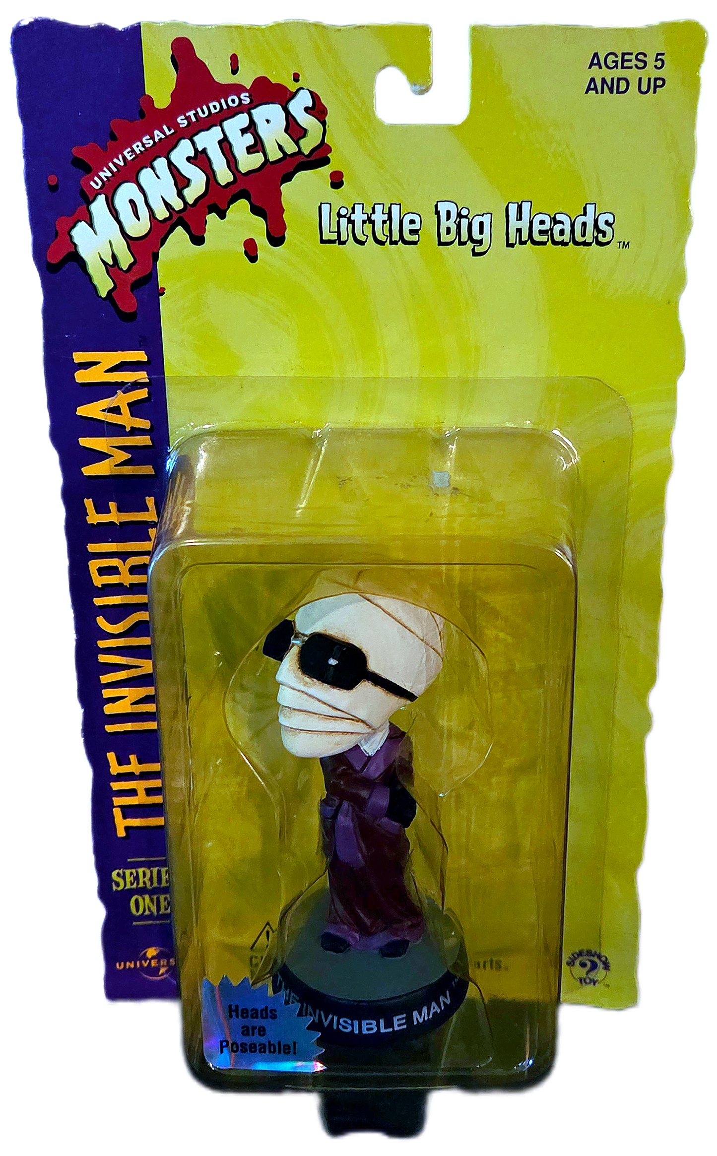 Sideshow Toy Universal Studios Monsters Little Big Heads Series One The Invisible Man Figure