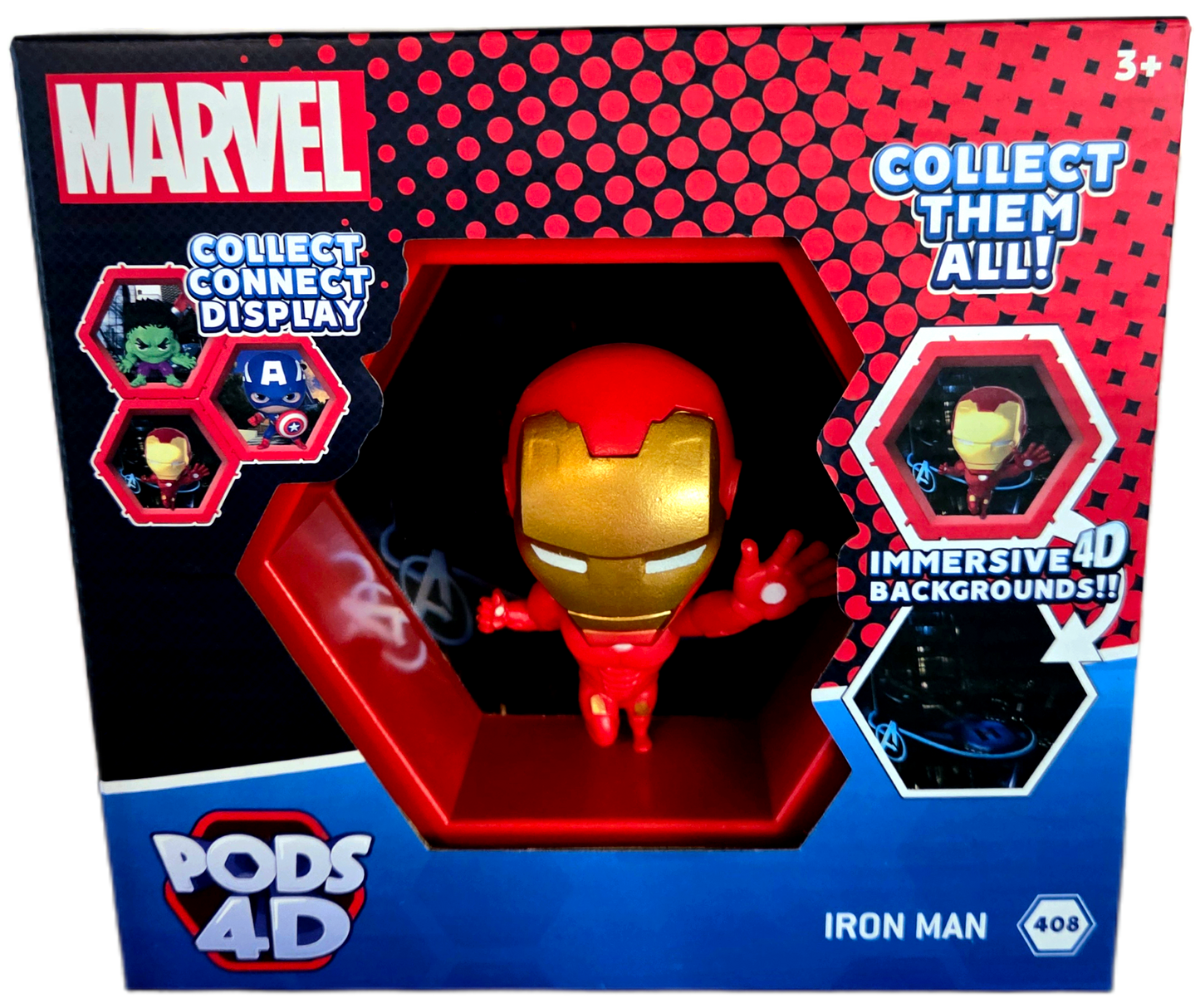 WOW! PODS 4D Marvel Iron Man Collectible Figure
