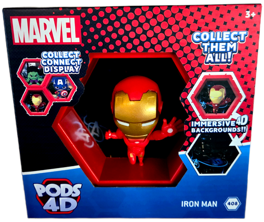 WOW! PODS 4D Marvel Iron Man Collectible Figure