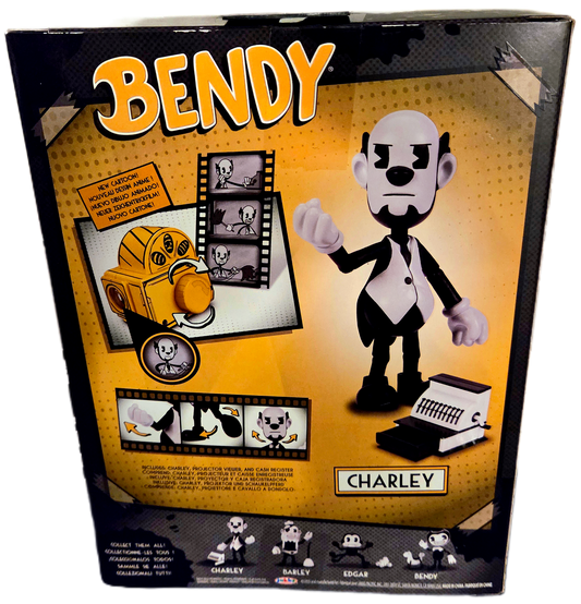 Jakks Pacific Bendy and the Ink Machine Charley Wave 4 Action Figure