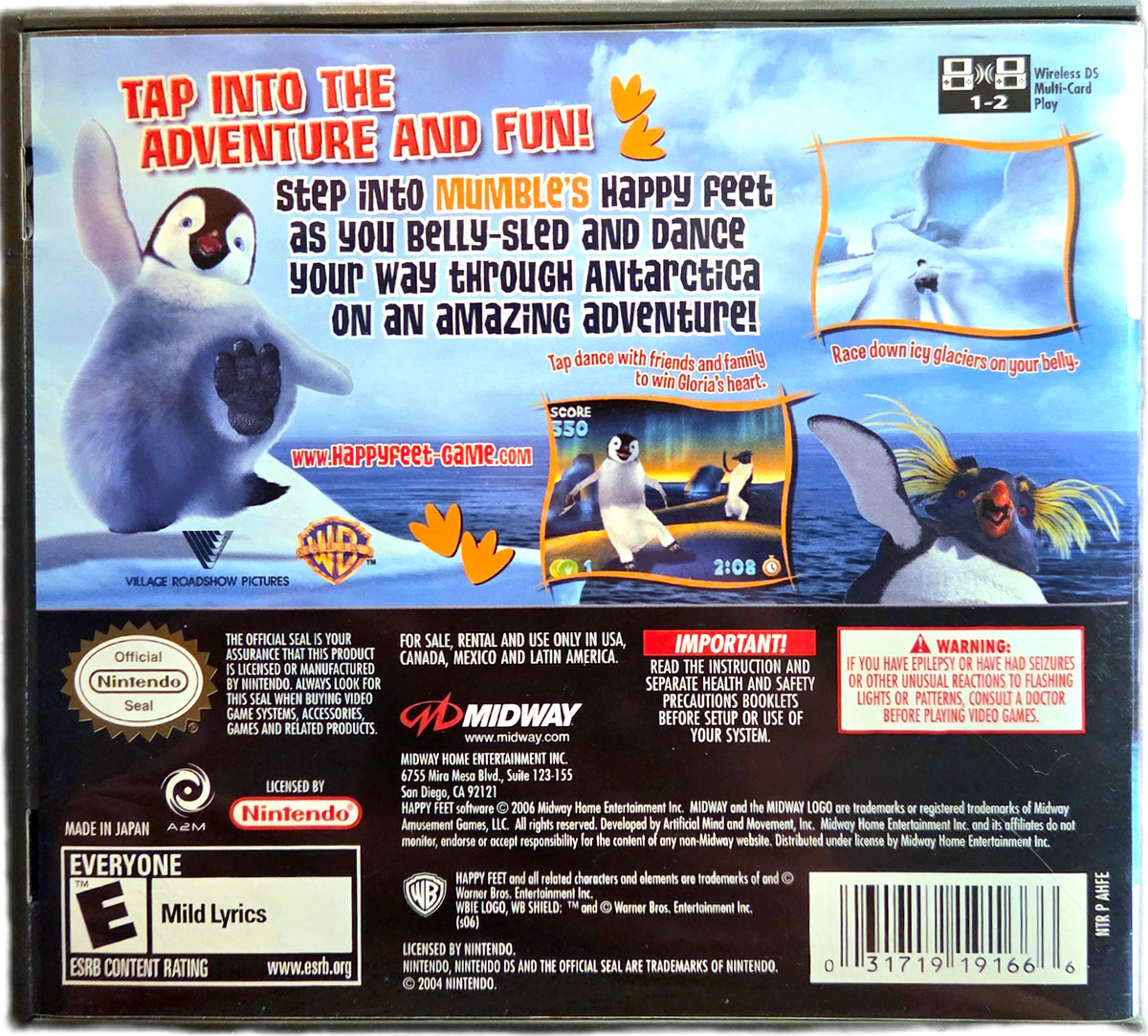 Nintendo DS Midway Happy Feet Used Video Game