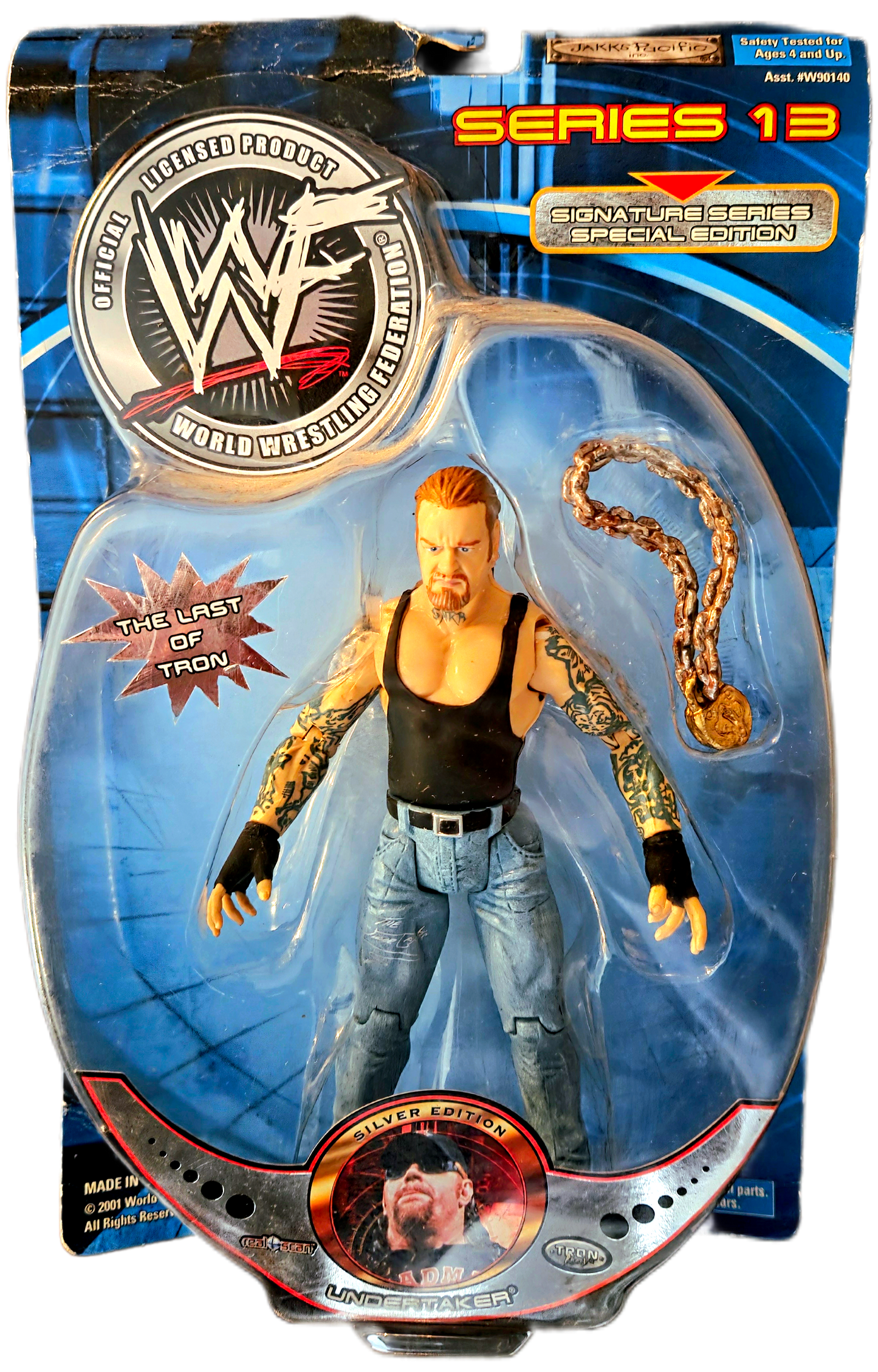 Jakks Pacific WWF Titan Tron Series 13 Signature Series Special Edition Undertaker Action Figure (Damaged Packaging)