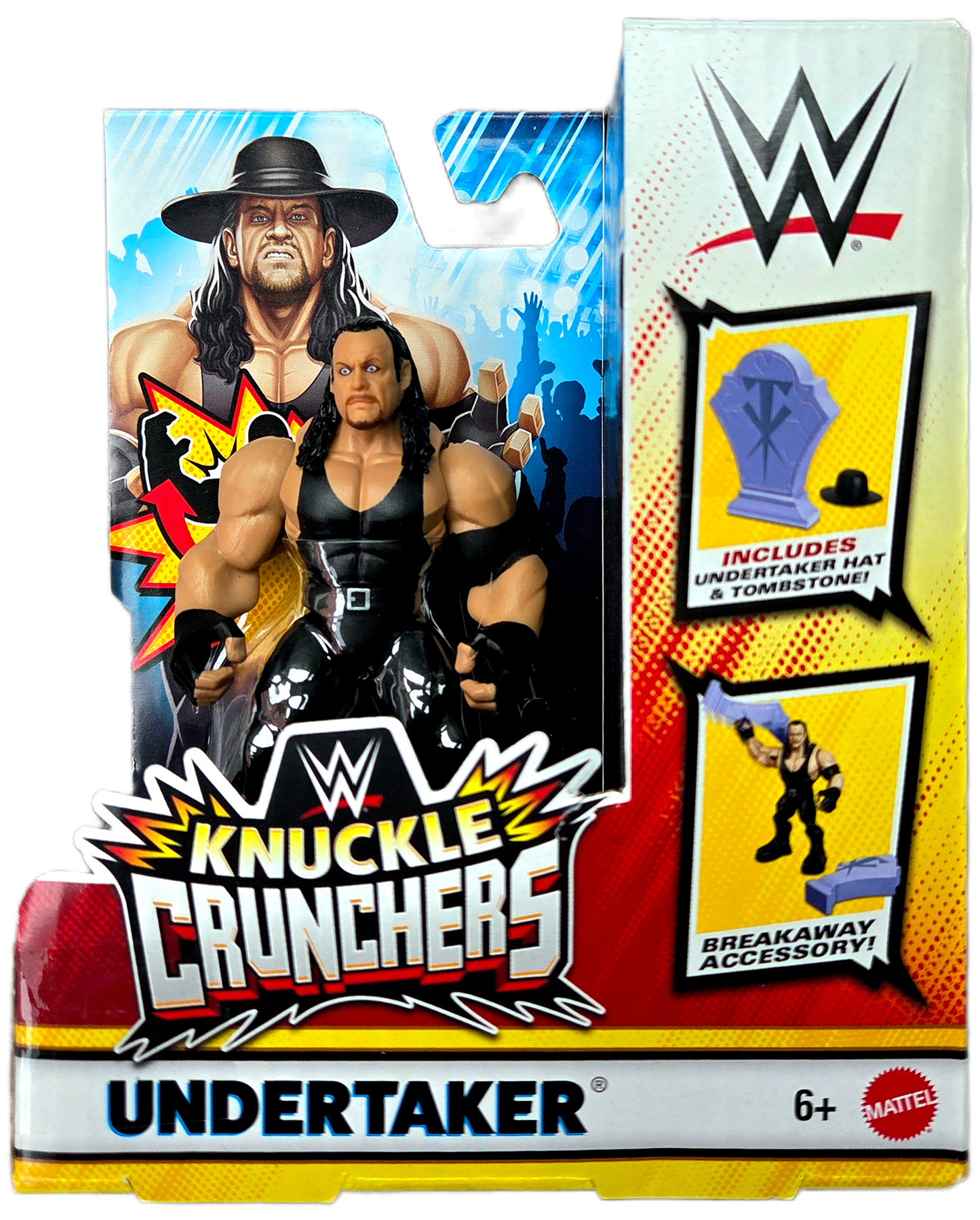 Mattel WWE Knuckle Crunchers Series 6 Undertaker Action Figure