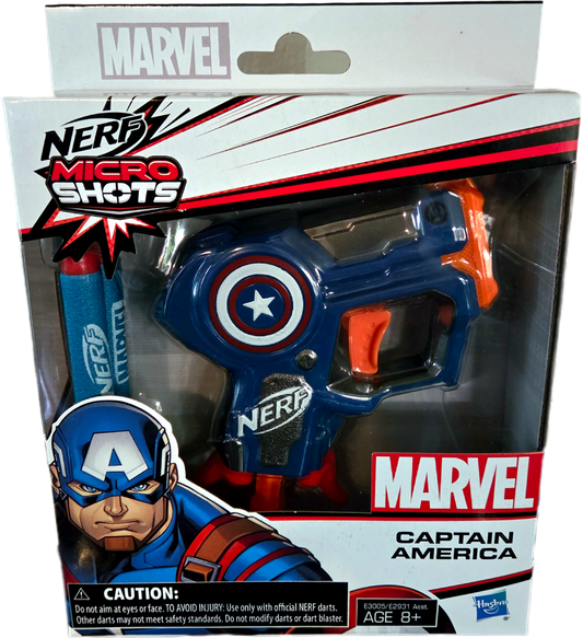 Nerf Marvel Captain America Micro Shots Blaster