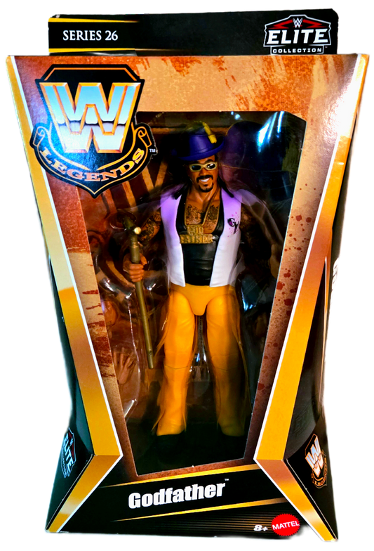 Mattel WWE Elite Legends Series 26 The Godfather Action Figure