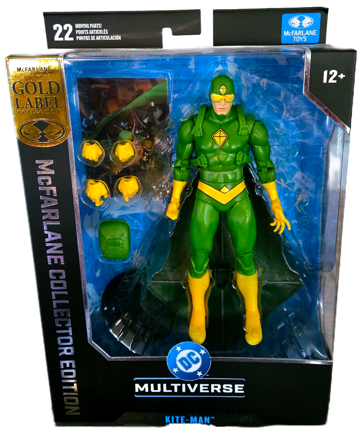 McFarlane Toys DC Multiverse Batman Rogues Kite Man Gold Label Action Figure