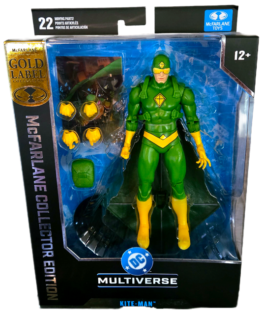 McFarlane Toys DC Multiverse Batman Rogues Kite Man Gold Label Action Figure