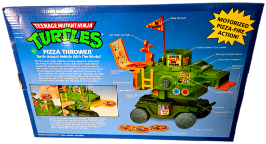 Playmates Teenage Mutant Ninja Turtles 40th Anniversary Pizza Thrower Turtle Assault Vehicle