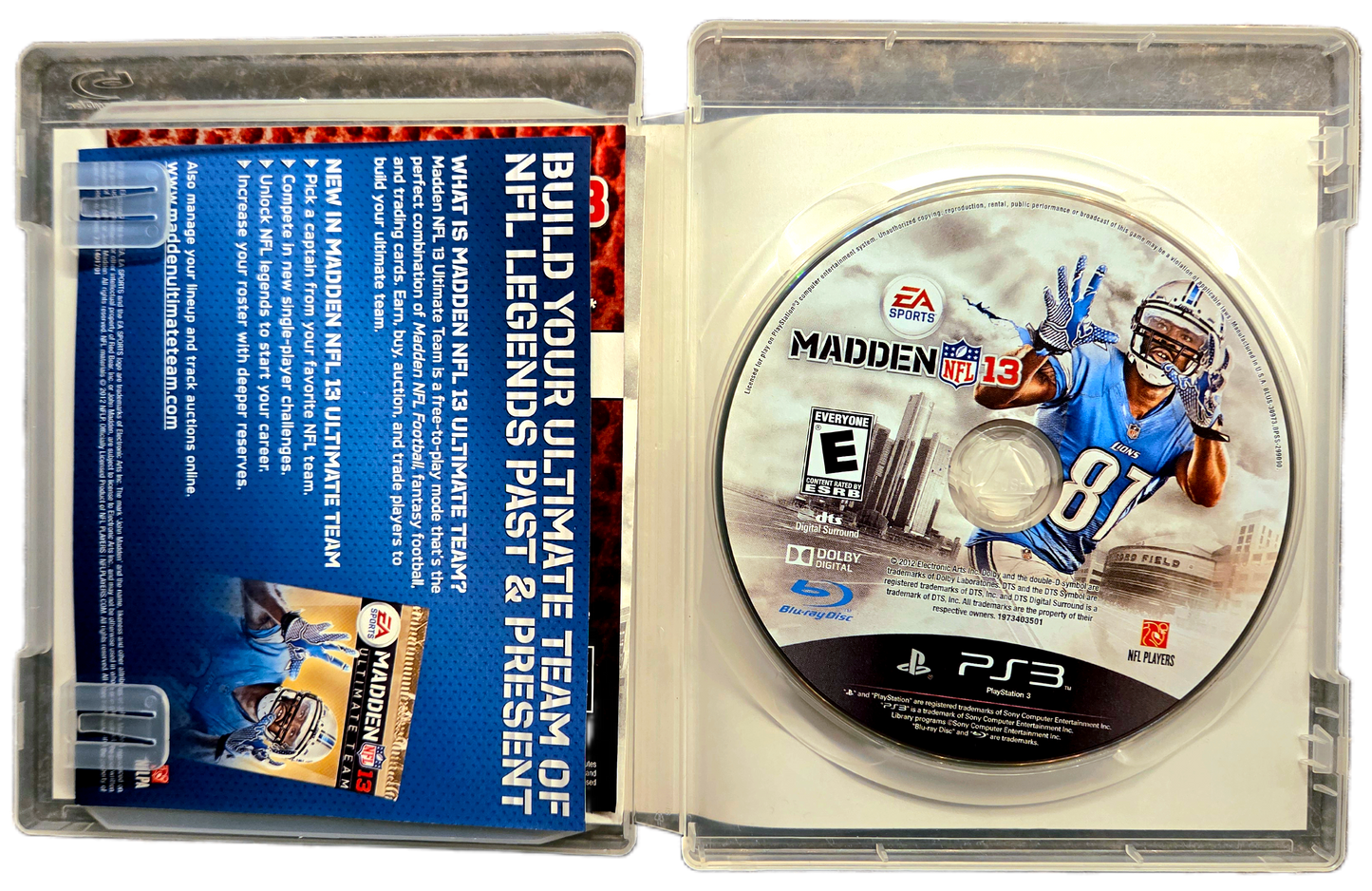 Playstation 3 EA Sports Madden NFL 13 Used Video Game