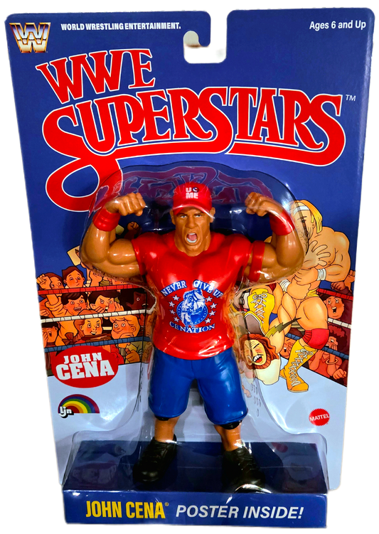 Mattel LJN WWE Superstars John Cena Action Figure (Blue Card)