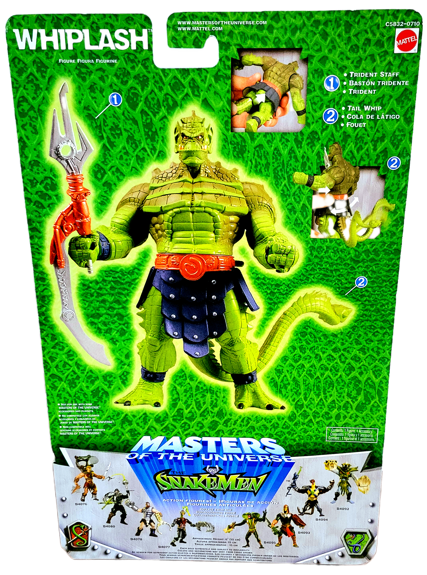 Mattel Masters of the Universe vs. The SnakeMen Whiplash 200x Action Figure