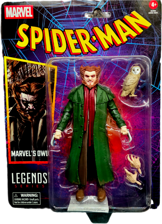 Hasbro Marvel Legends Spider-Man Retro Carded Owl Action Figure