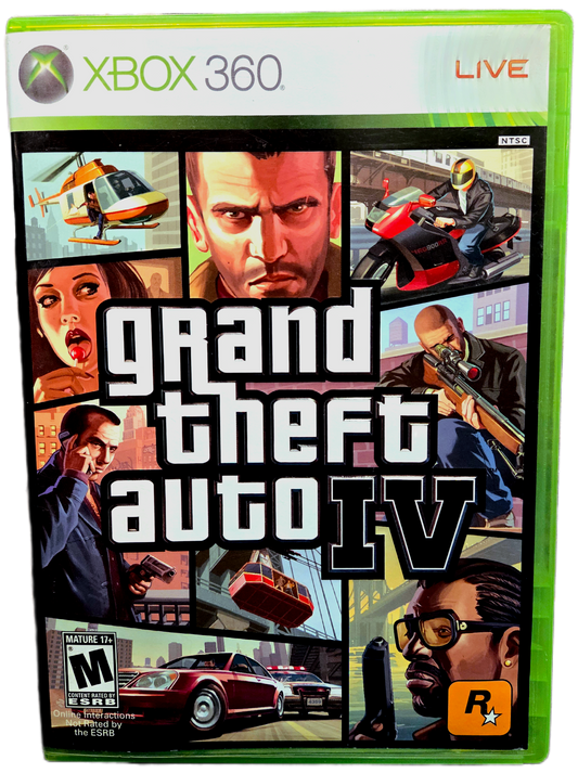 XBOX 360 Grand Theft Auto IV Used Video Game