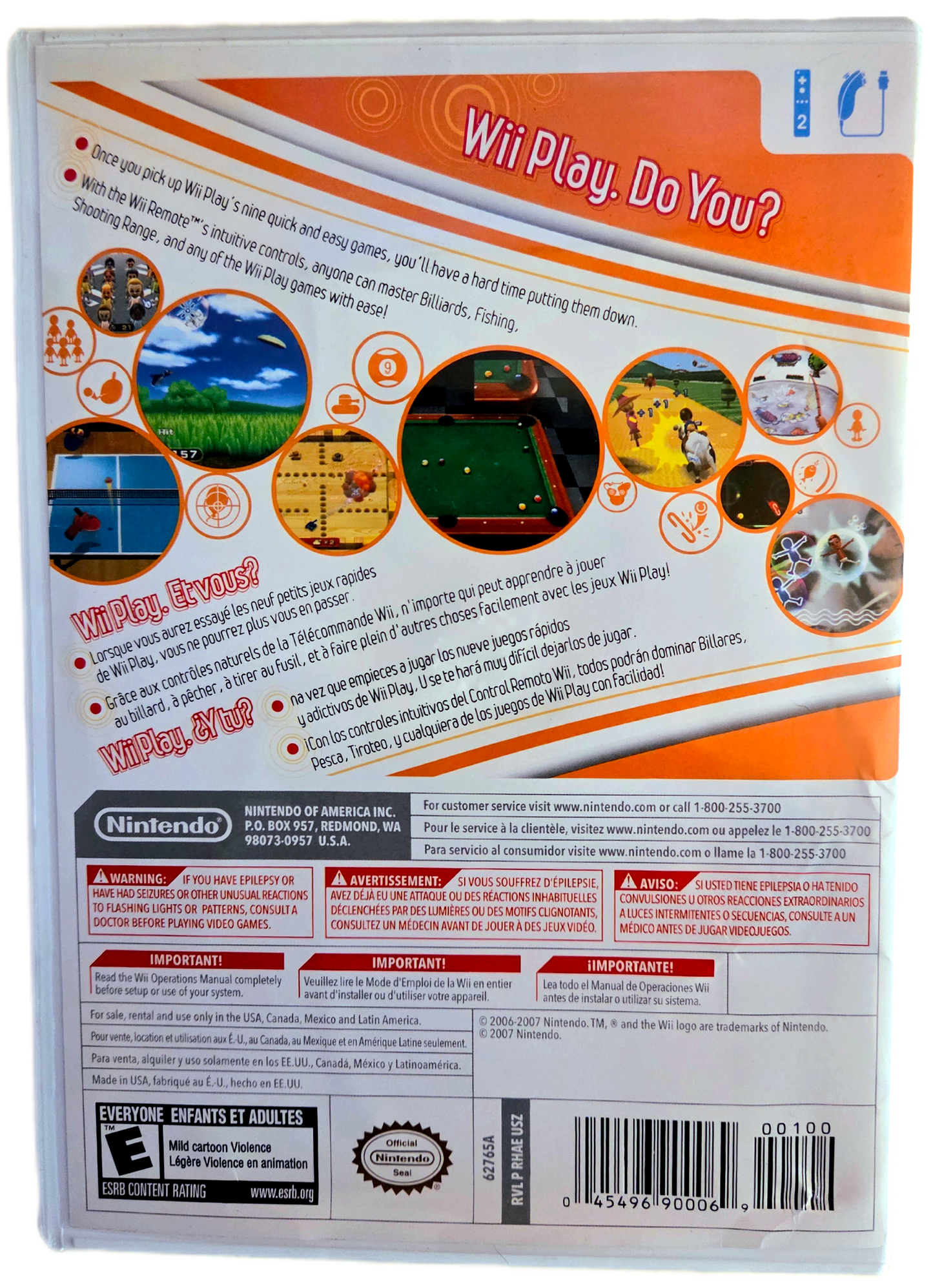 Nintendo Wii Wii Play Used Video Game