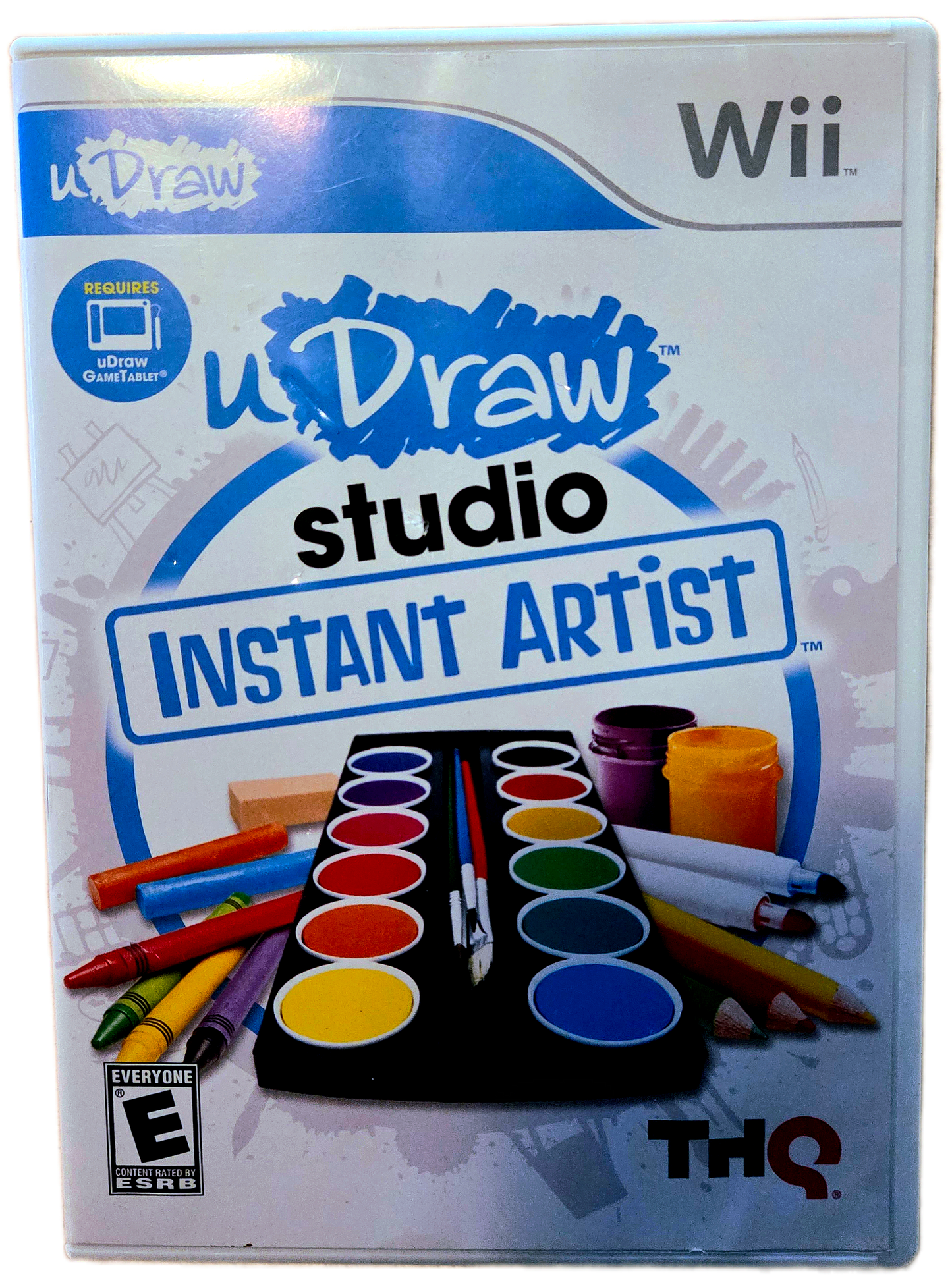 Nintendo Wii THQ U Draw Studio Instant Artist Used Video Game