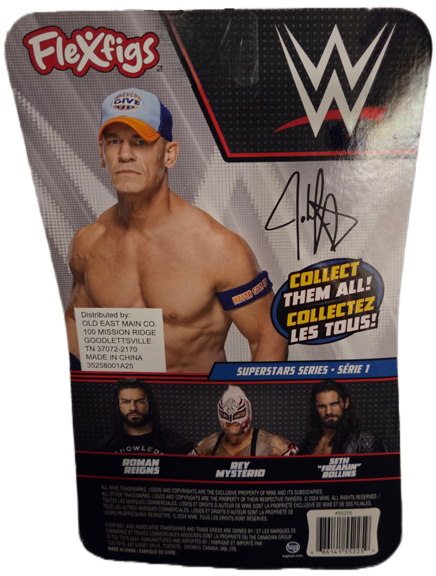 TCG FleXfigs WWE Superstars Series 1 John Cena Bendable Figure