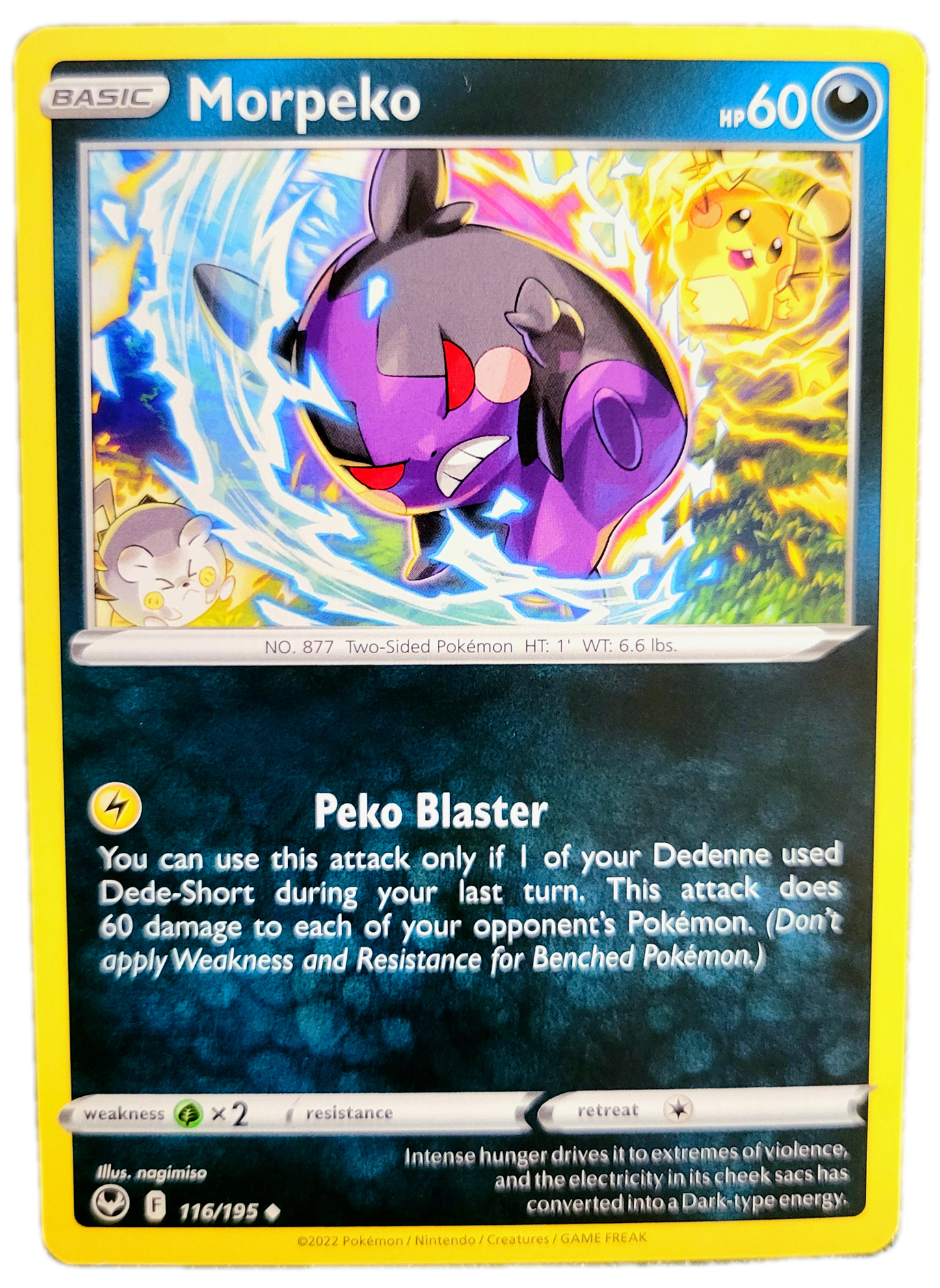 Pokemon Morpeko Silver Tempest 116/195 Card