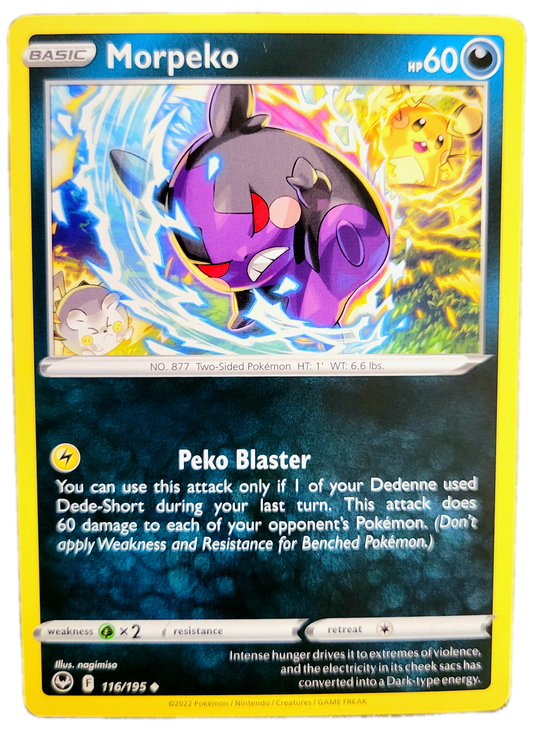 Pokemon Morpeko Silver Tempest 116/195 Card