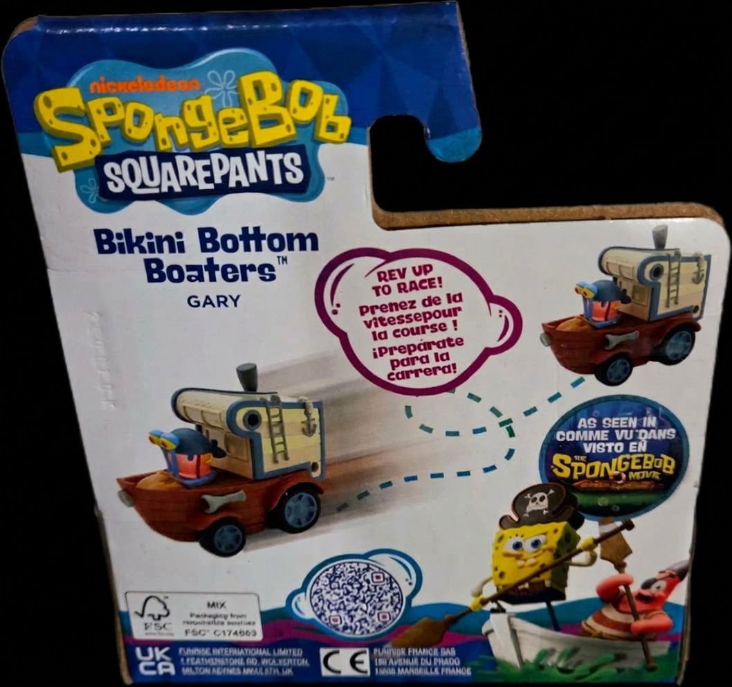 Funrise Nickelodeon The SpongeBob Squarepants Movie Search for Squarepants Bikini Bottom Boaters Gary