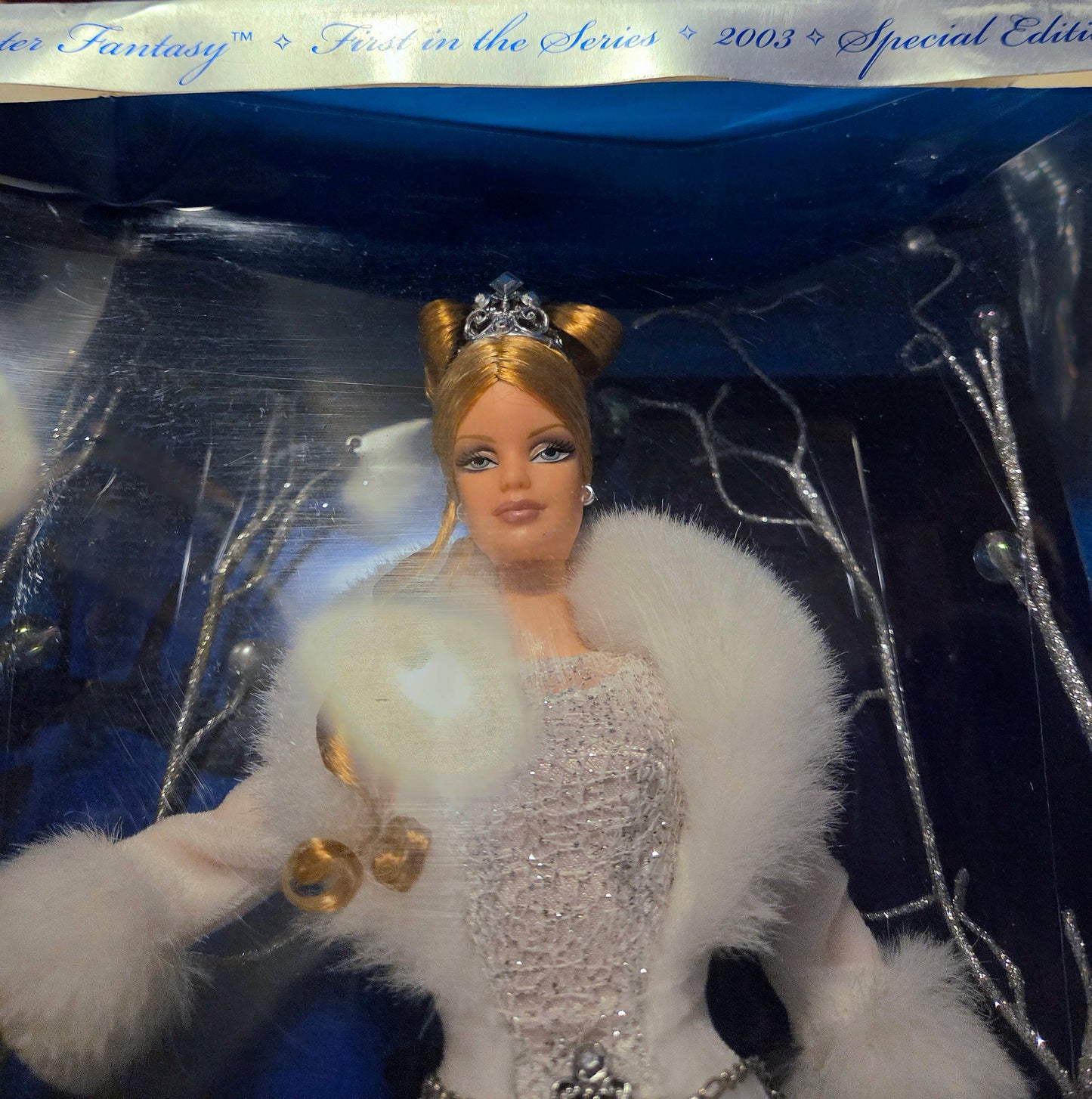Mattel Holiday Visions Barbie 2003 Winter Fantasy Special Edition Doll (Damaged Packaging)