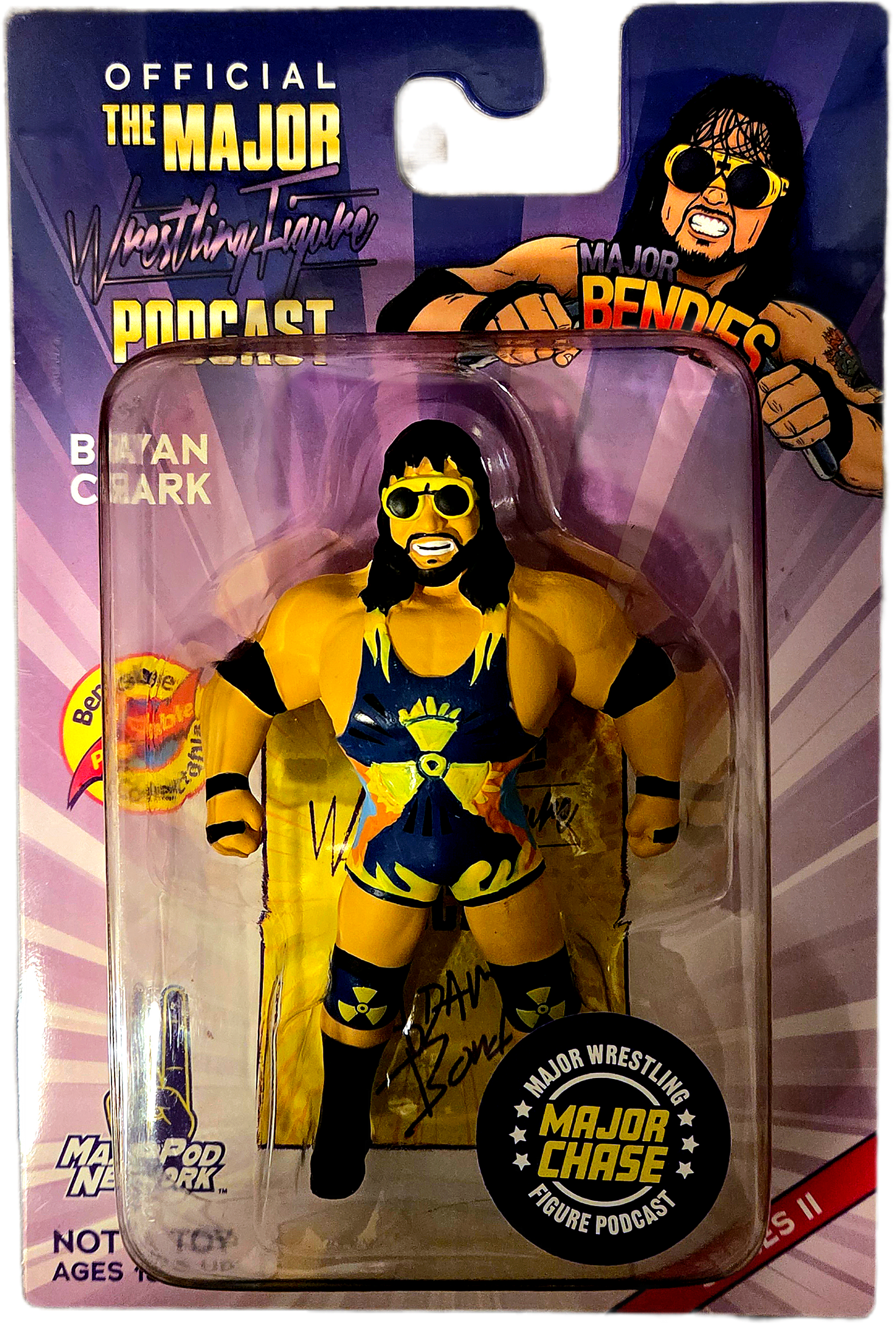 Major Bendies Series II Bryan Clark Chase Edition Action Figure