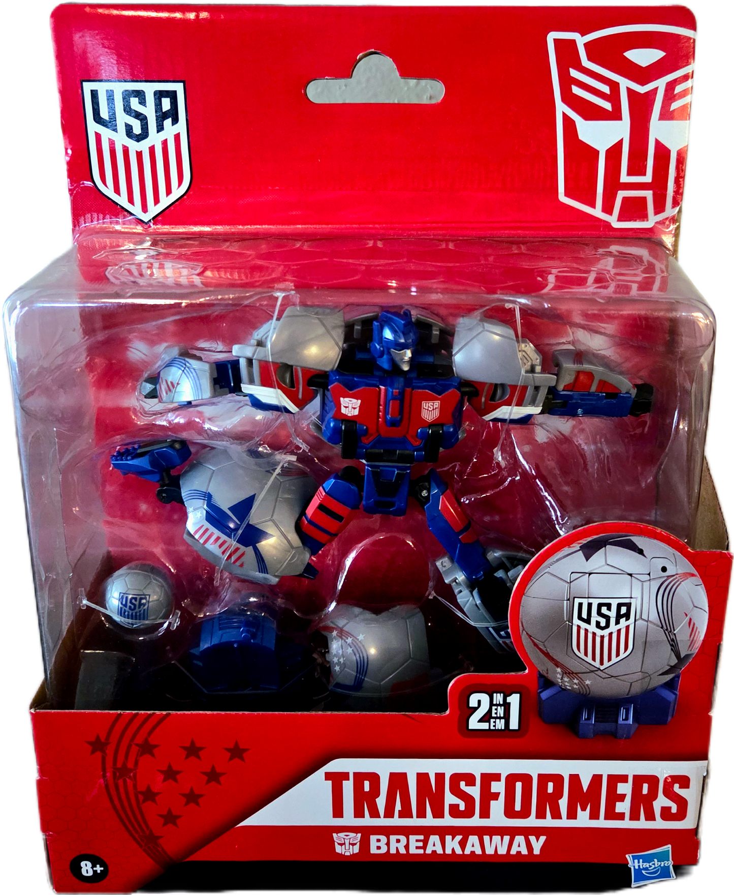 Hasbro Transformers x US Soccer Breakaway 2 in 1 Action Figure