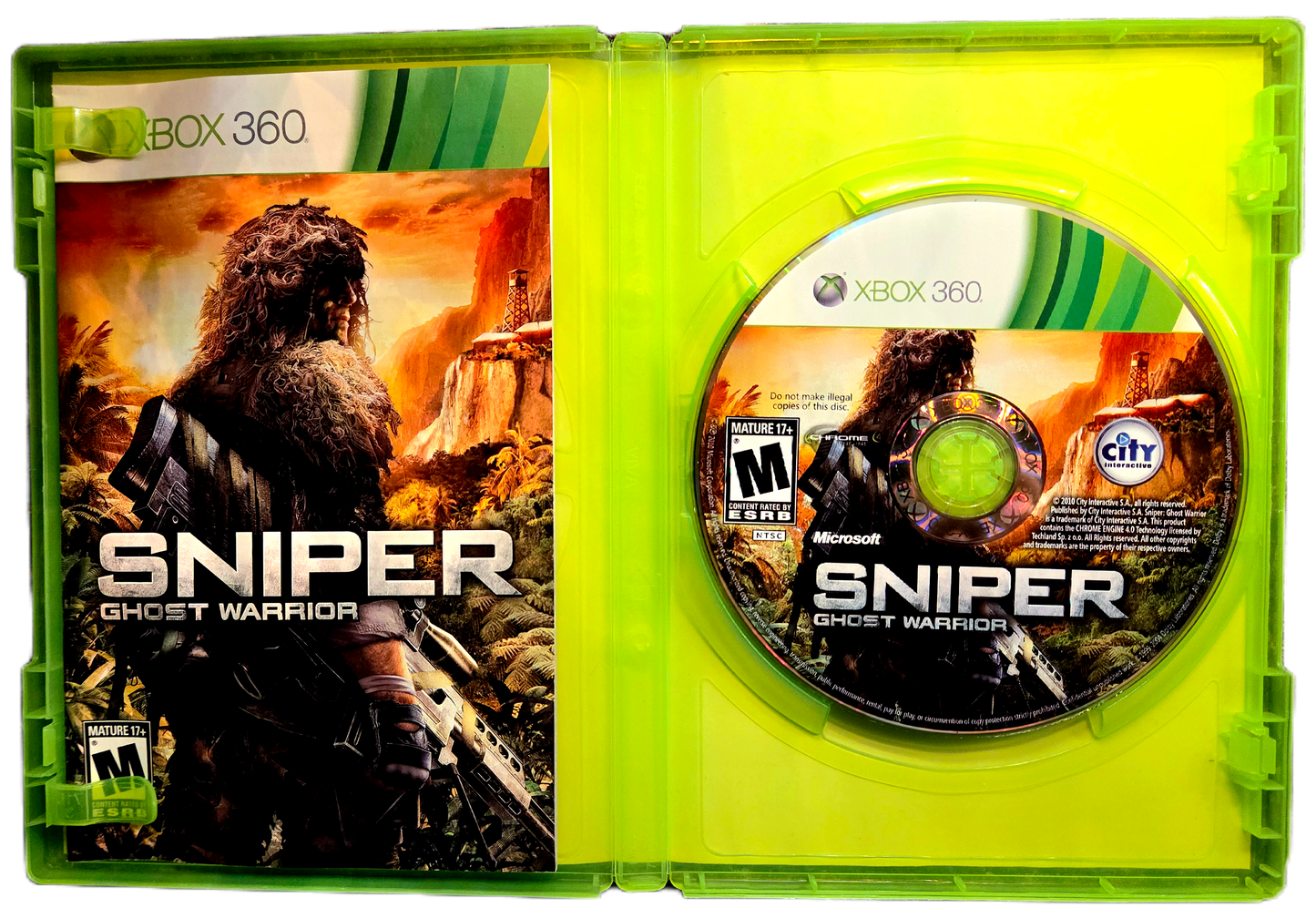 XBOX 360 Sniper Ghost Warrior Complete Used Video Game