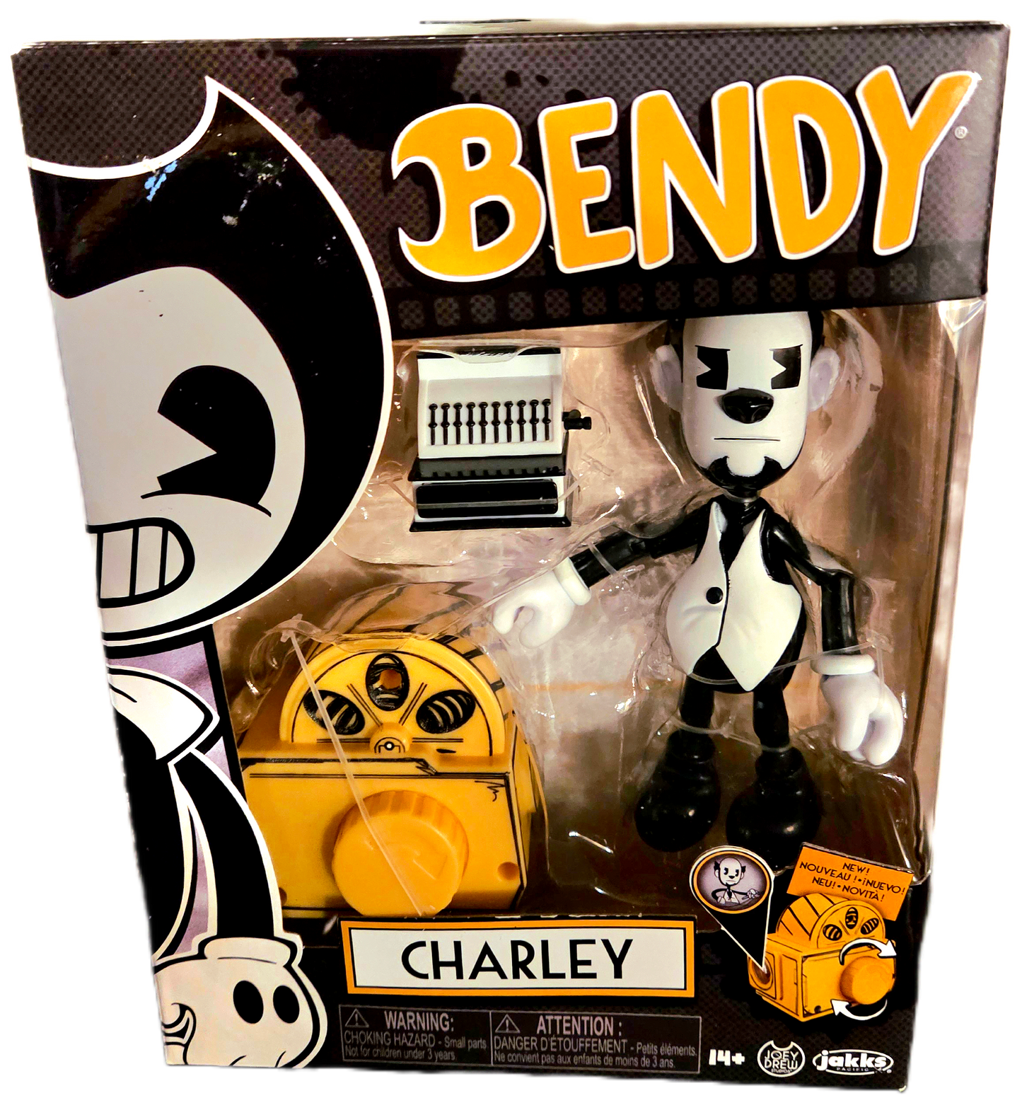 Jakks Pacific Bendy and the Ink Machine Charley Wave 4 Action Figure