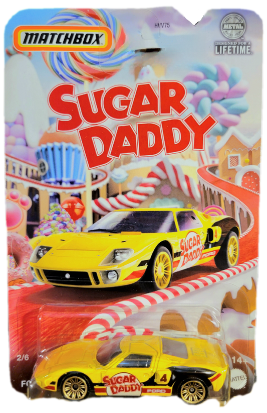 Mattel Matchbox Sugar Daddy Ford GT 40 Toy Vehicle