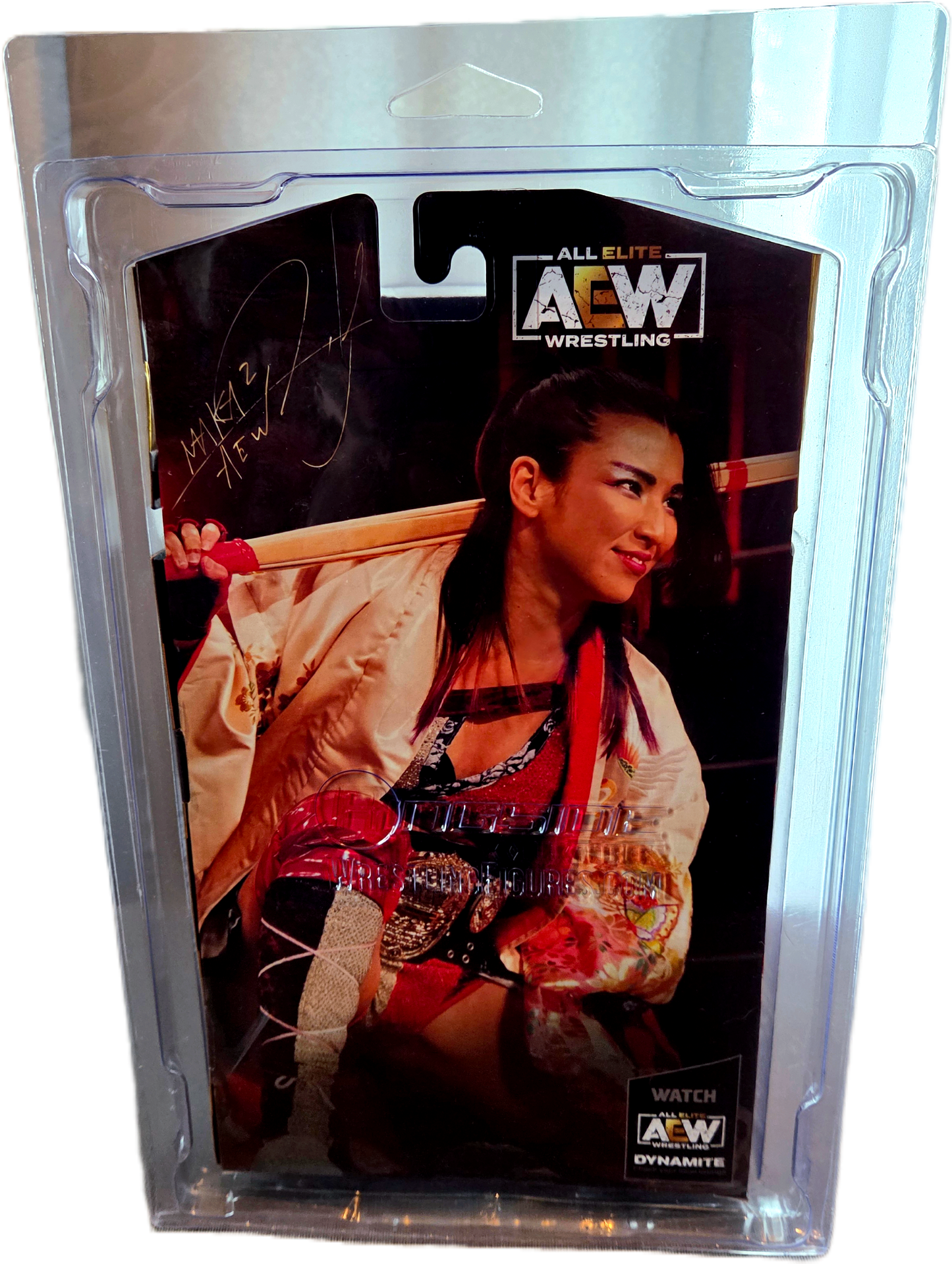 Jazwares AEW Unrivaled Collection Shop AEW Exclusive #4 Hikaru Shida 1 of 3000 Action Figure