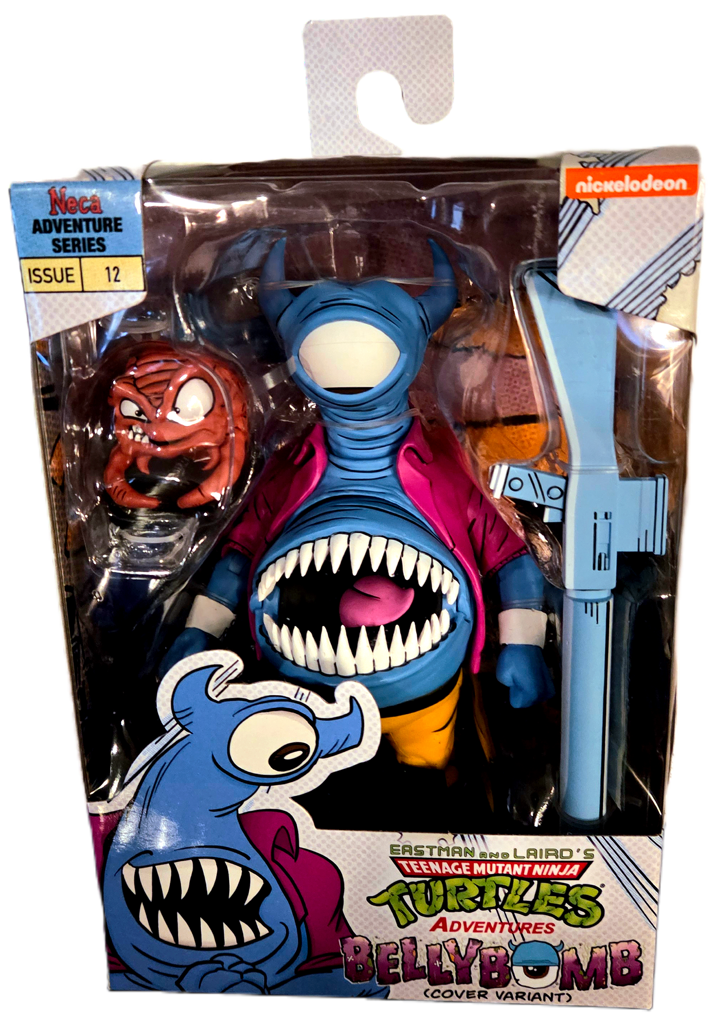 Neca Eastman and Laird's Teenage Mutant Ninja Turtles Adventures Belly Bomb Cover Variant Ultimate Action Figure