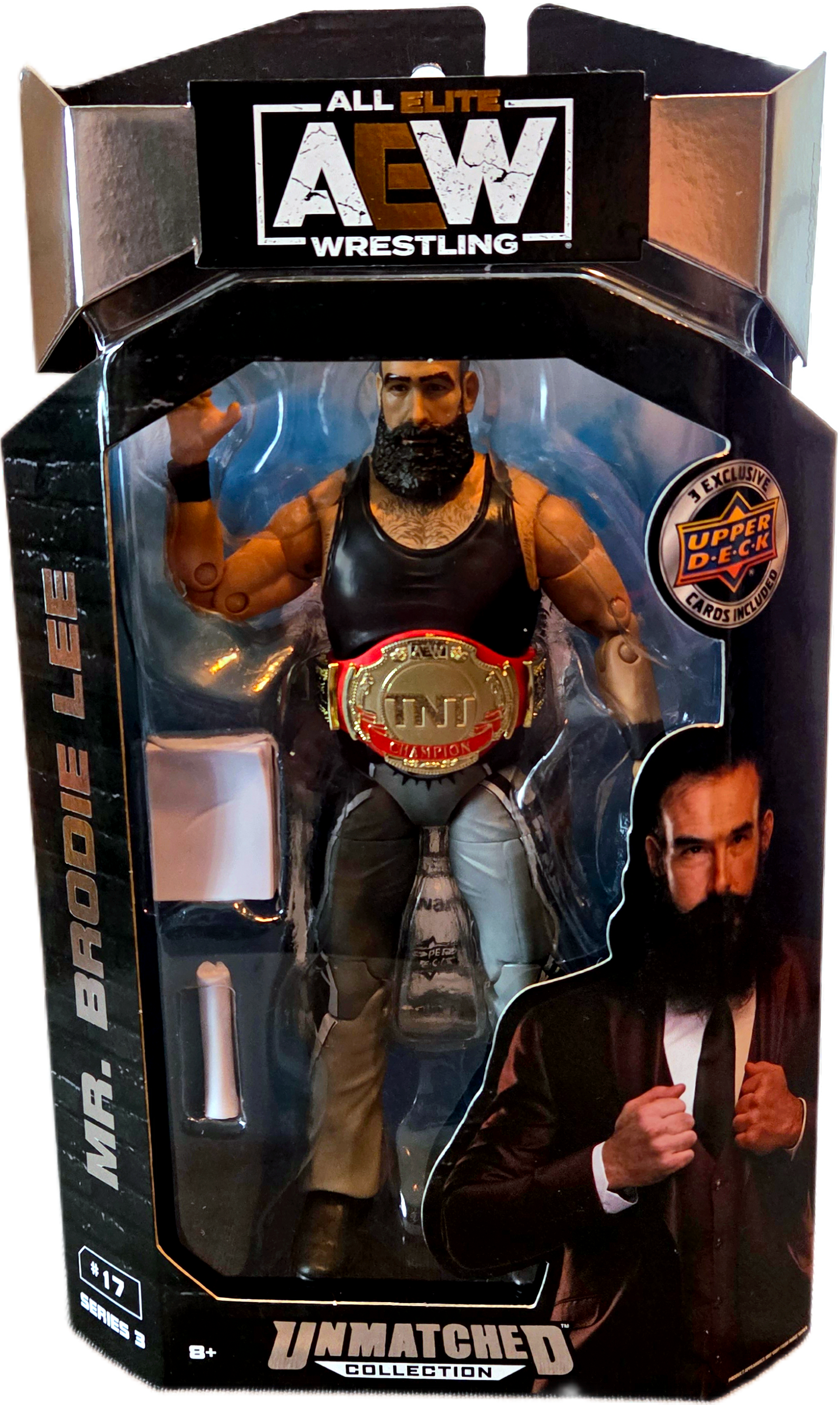 Jazwares AEW Unmatched Collection Series 3 Mr. Brodie Lee Action Figure