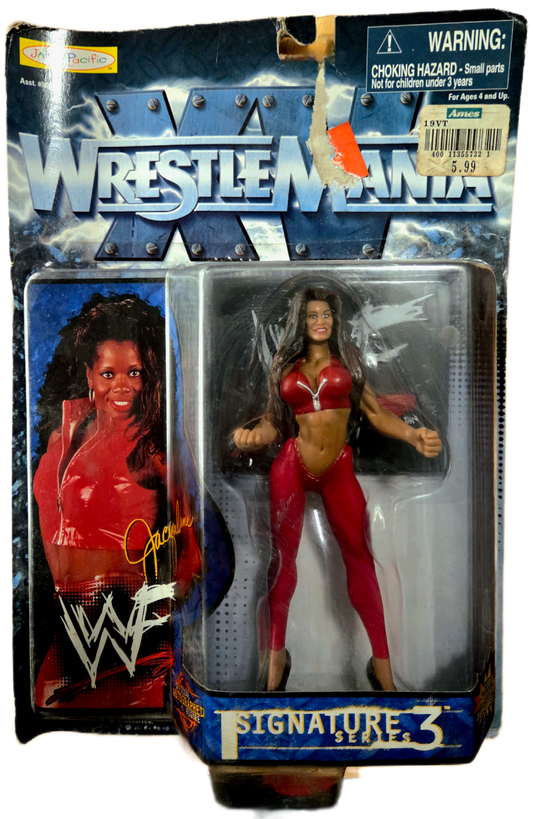 Jakks Pacific WWF Signature Series 3 Jacqueline Action Figure (Damaged Packaging)