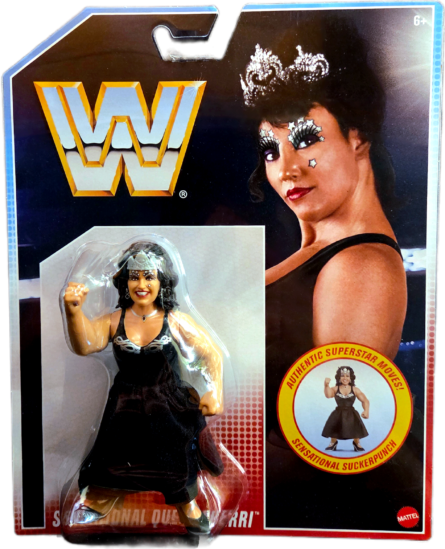 Mattel WWE Official Retro 4-Pack Sensational Queen Sherri Action Figure