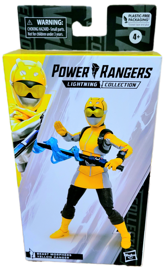 Hasbro Power Rangers Lightning Collection Beast Morphers Yellow Ranger Action Figure