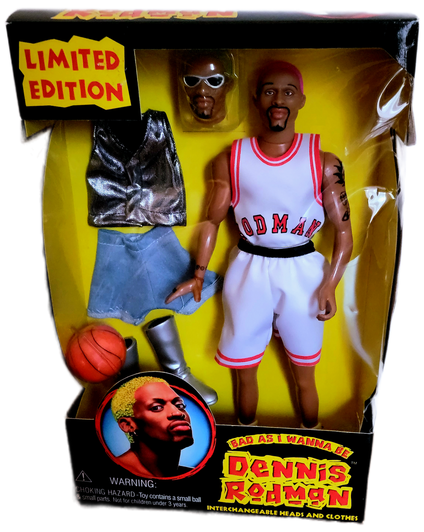 Street Players 1996 Dennis Rodman Bad As I Wanna Be 12” Limited Edition Doll