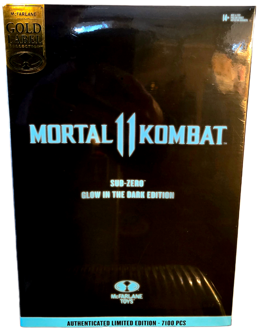 McFarlane Toys Mortal Kombat 11 Sub-Zero Glow in the Dark Edition Gold Label Action Figure