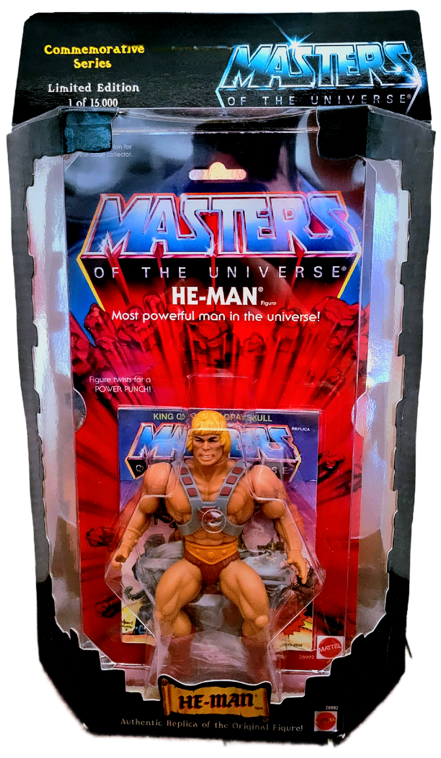 Mattel Masters of the Universe Commemorative Series Limited Edition He-Man Action Figure