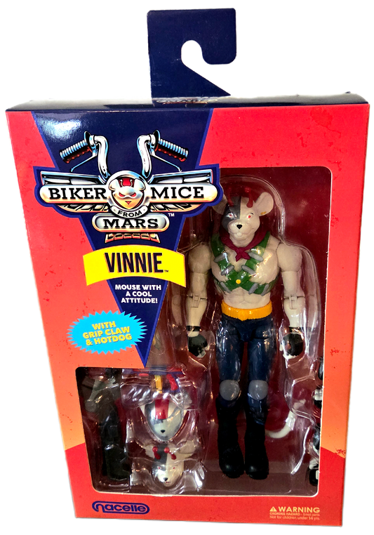 Nacelle Biker Mice From Mars Vinnie Mouse With a Cool Attitude Action Figure