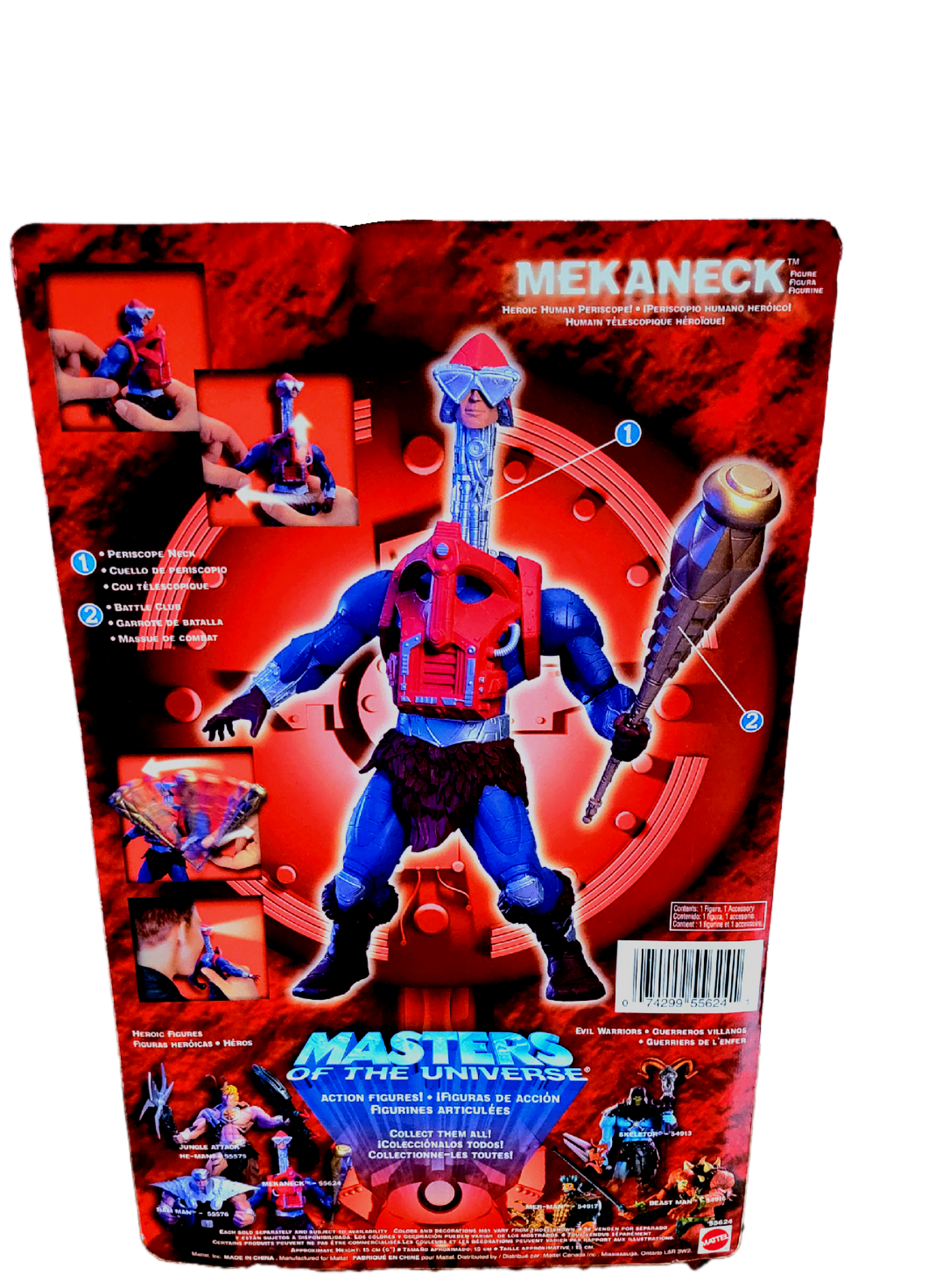 Mattel 2002 Masters of the Universe 200x Mekaneck Action Figure