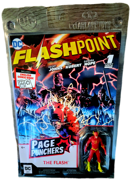 McFarlane Toys DC Flashpoint First Issue Page Punchers Comic and Action Figure
